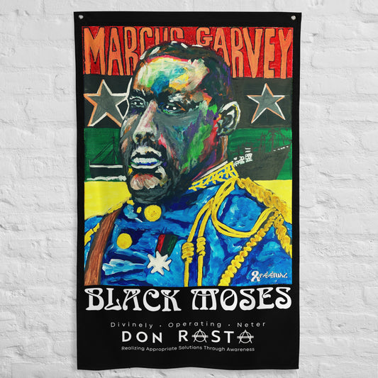 BLACK MOSES FLAG