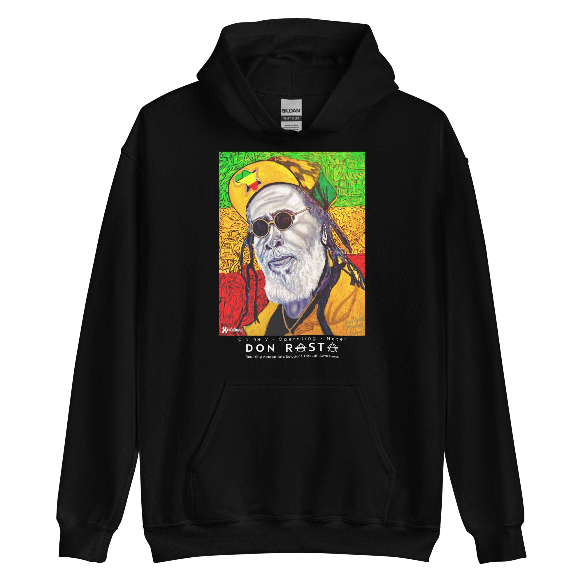 JAH NO DEAD HOODIE – DON RASTA RSEENAL CULTURAL ARTS & APPAREL